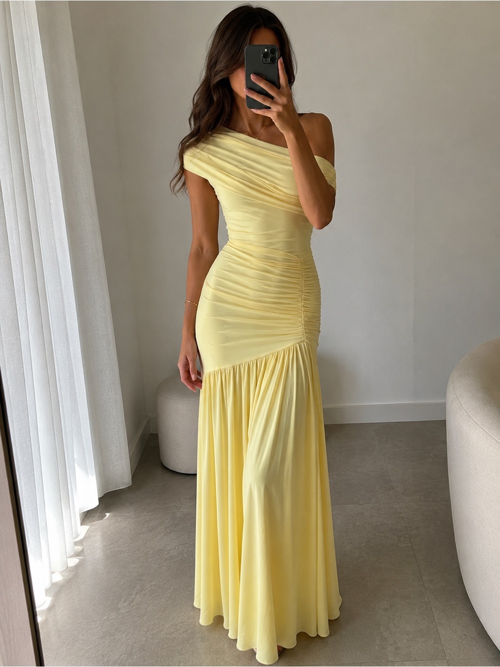 Club L London Kady Dress – Lemon Yellow | NWT | US Size 6 - Picture 4 of 11